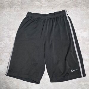 Nike Boys Monster Mesh Training Shorts Black With White XL 18-20